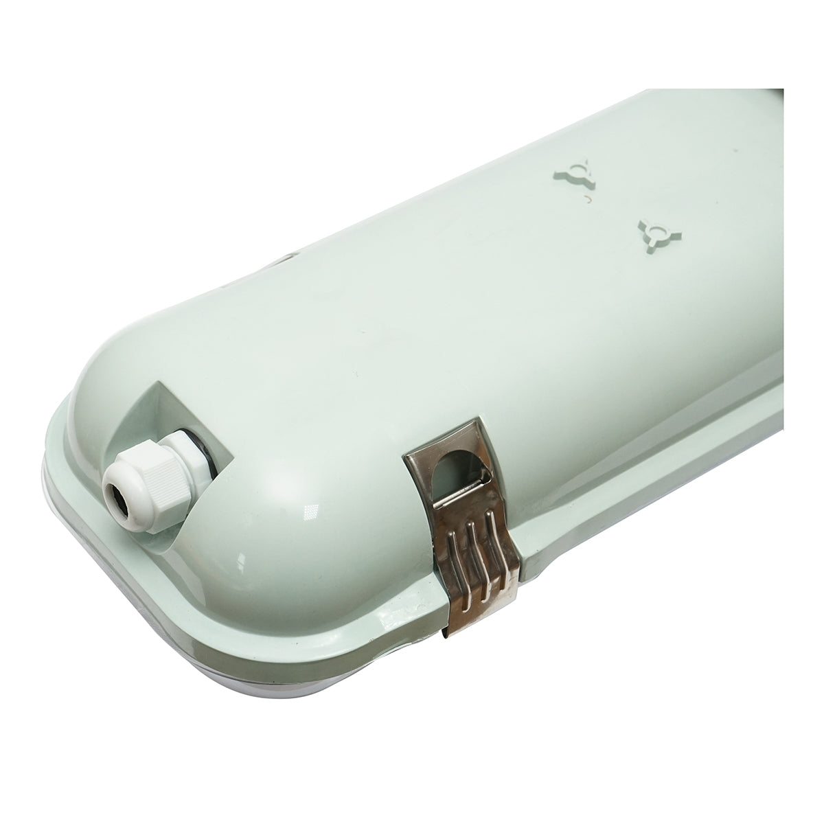 LED világítótest fluoreszkáló csőhöz, 2x58W, 220V, 1560x130x90 mm, IP65, Breckner Germany