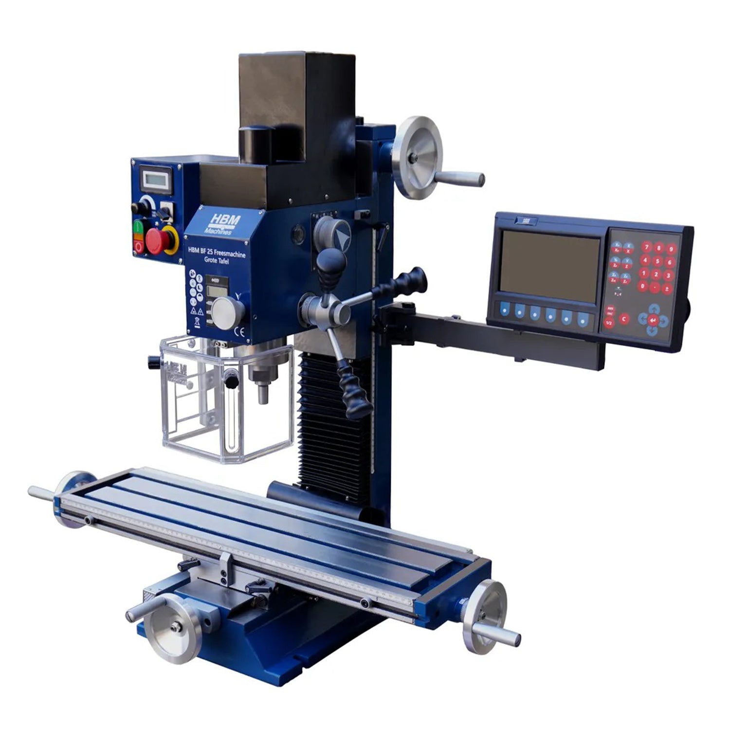 DIGITÁLIS KIJELZŐS FÚRÓ ÉS FELSŐMARÓ GÉP BF 25 750 W 230 V