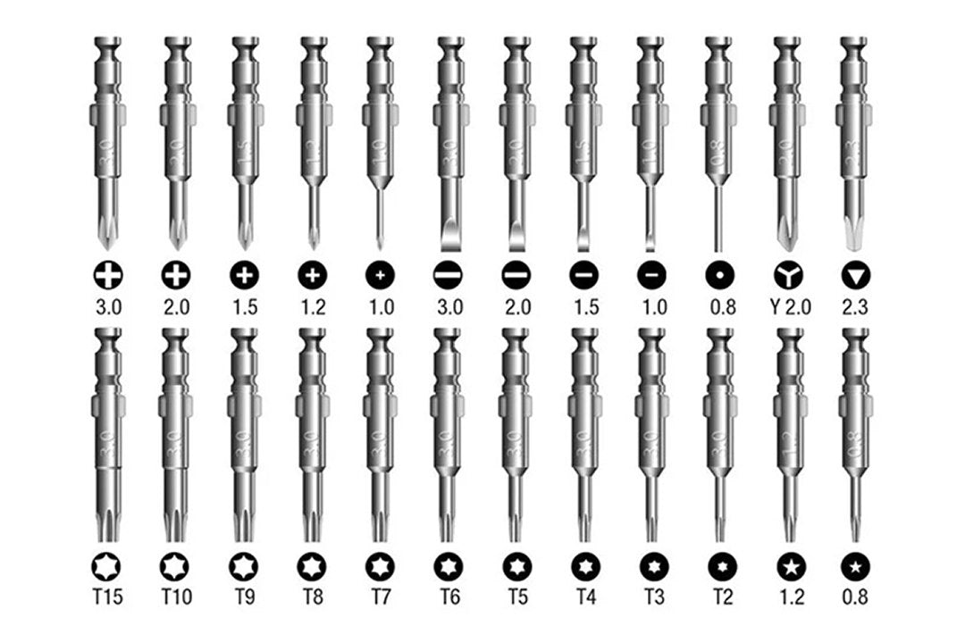 PRECISION CSAVARHÚZÓ KÉSZLET BITEKKEL GEKO 25 DB