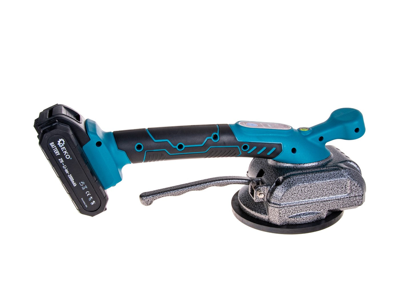 VIBRÁCIÓS TAPADÓKORONG JÁRÓLAPOKHOZ ÉS CSEMPÉKHEZ 2 AKKUMULÁTORRAL 21V 2000 MAH