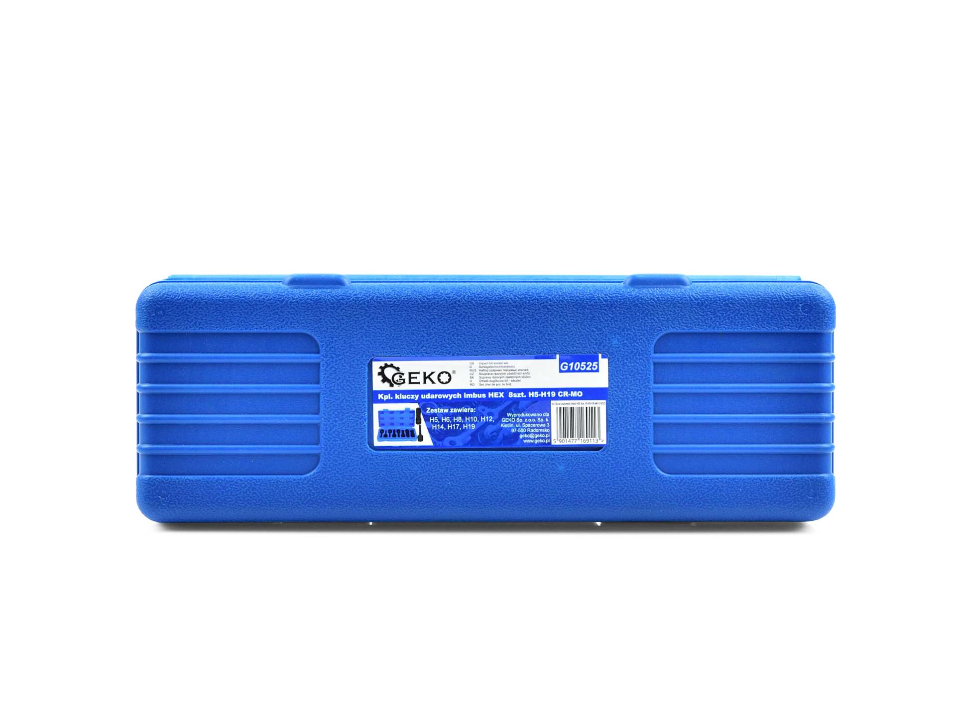 GÉPI IMBUSZ BIT KÉSZLET 1/2" H5-H19 8 DB GEKO