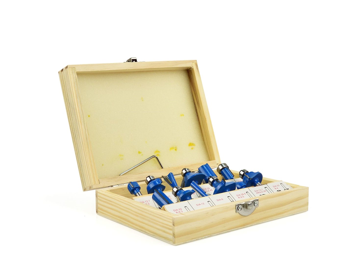 HSS MARÓFEJ KÉSZLET FÁHOZ 6 MM 12 DB GEKO