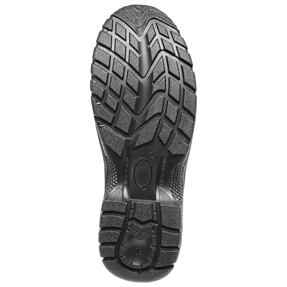 Védőbakancs, 46-os méret, acél lábujjvédővel és talplemezzel, típus: 5005