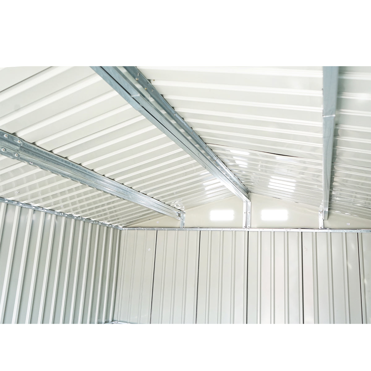 Fém kerti tároló, 389x260x212 cm