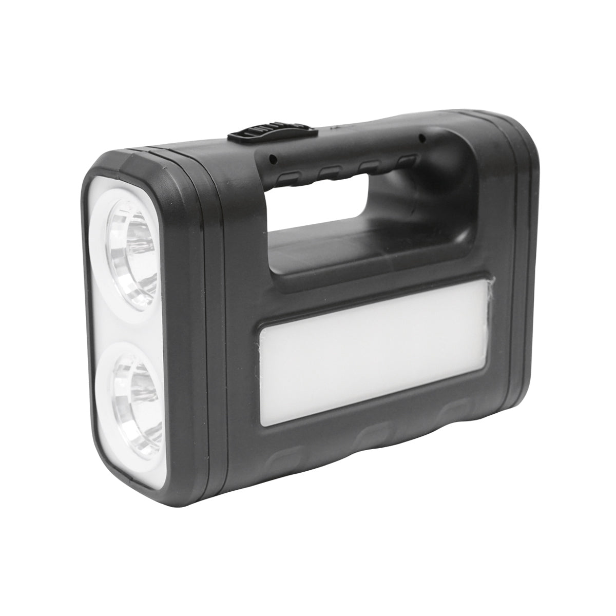 Hordozható LED világítási készlet 3 izzóval/projektorral, napelemmel és 6V, 4.5Ah akkumulátorral, horgászathoz, kempingezéshez, GD-8017