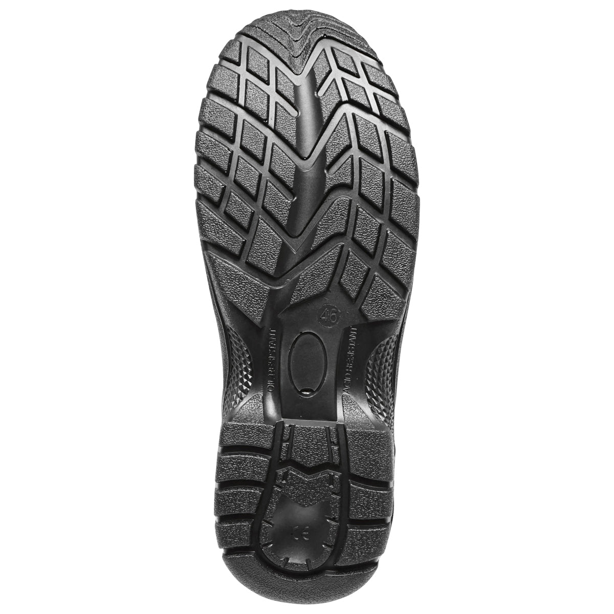 Védőbakancs, 46-os méret, acél lábujjvédővel és talplemezzel, típus: 5001