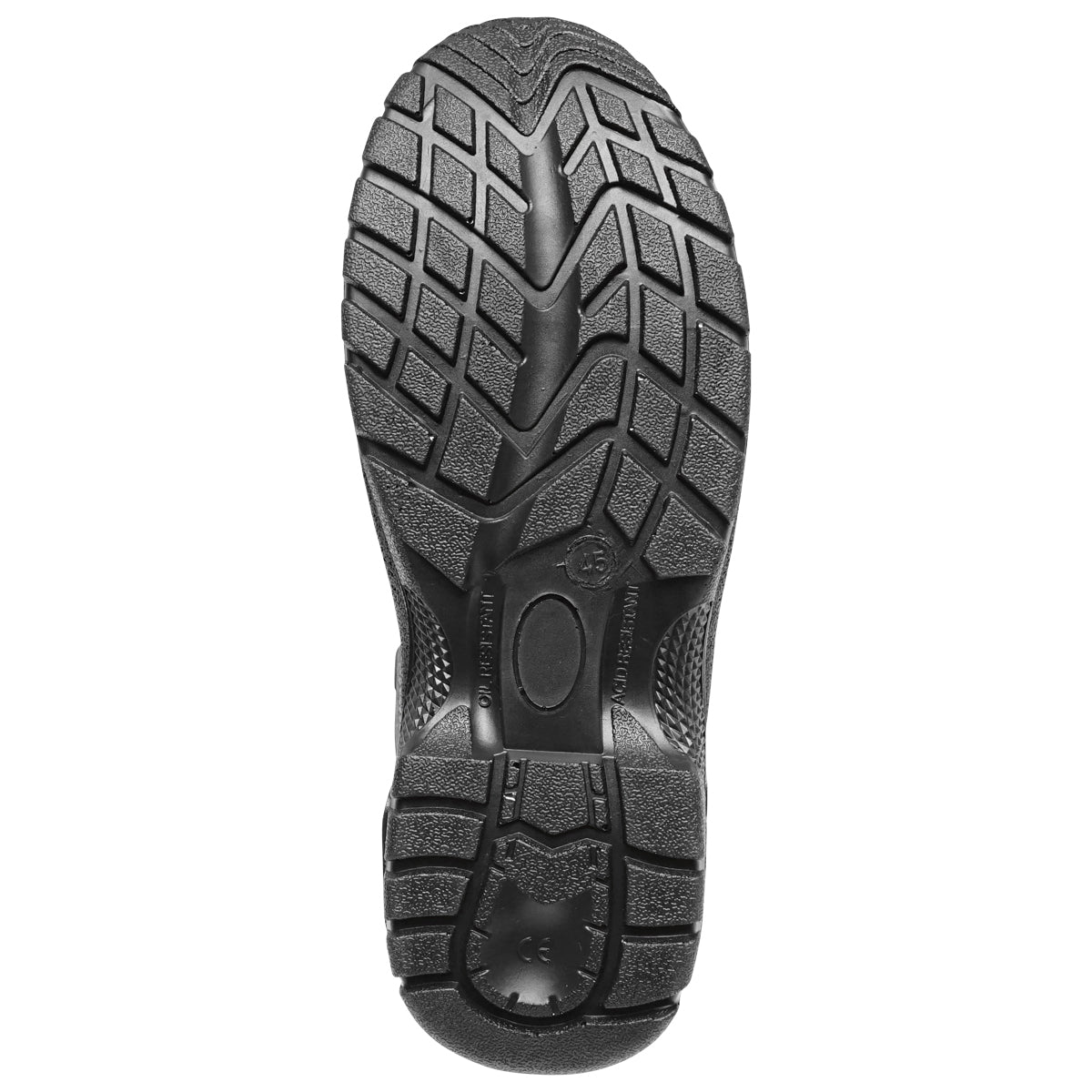 Védőbakancs, 45-ös méret, acél lábujjvédővel és talplemezzel, típus: 5005