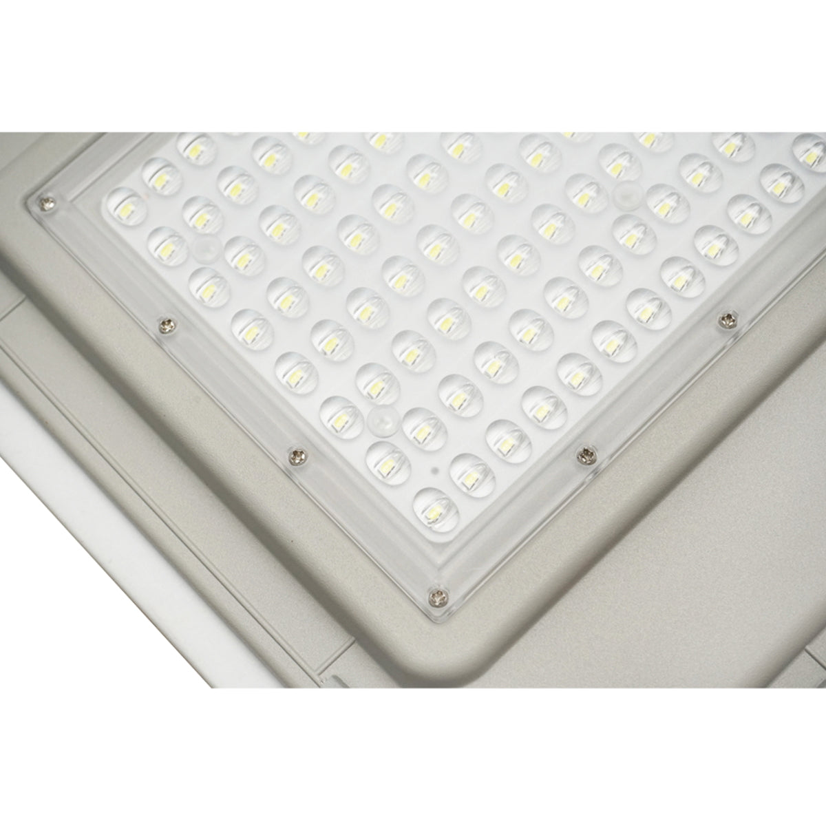 Napelemes LED utcai világítótest 180W, 6500K, IP65, napelemmel, mozgásérzékelővel és oszlopra szereléssel, Breckner Germany
