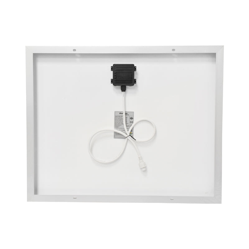 Napelem szett, 50W monokristályos, 670x540x30 mm, 12–24V, szivargyújtó aljzattal és 4 db 9W izzóval, Breckner Germany