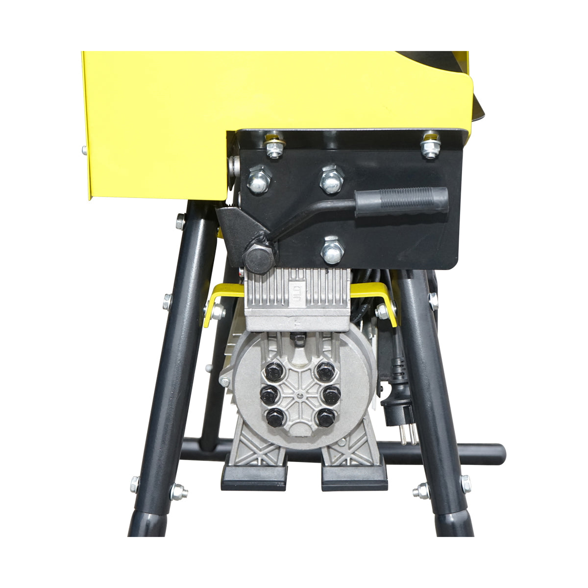 Vízszintes rönkhasító, 5 tonnás, 230 V, 2 kW, állítható magasságú állvánnyal és védelemmel, Thor