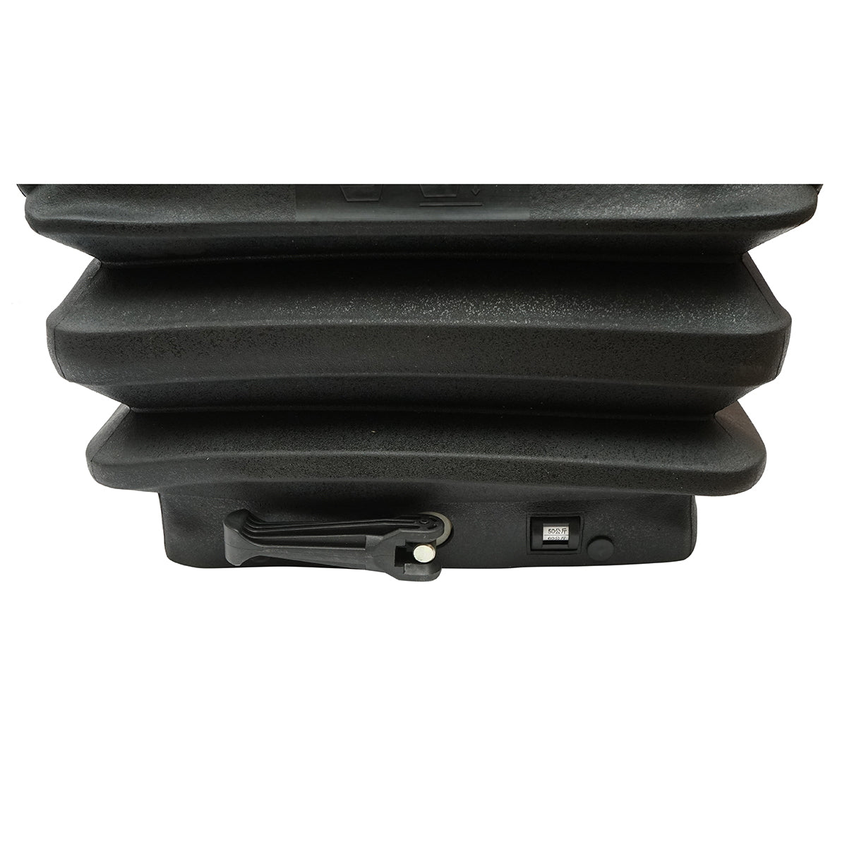 Univerzális ülés légpárnás felfüggesztéssel, magasság- és súlyállítással (50–140 kg), kartámasszal és 50–90°-ban dönthető háttámlával traktorhoz, mezőgazdasági, ipari gépekhez, targoncához