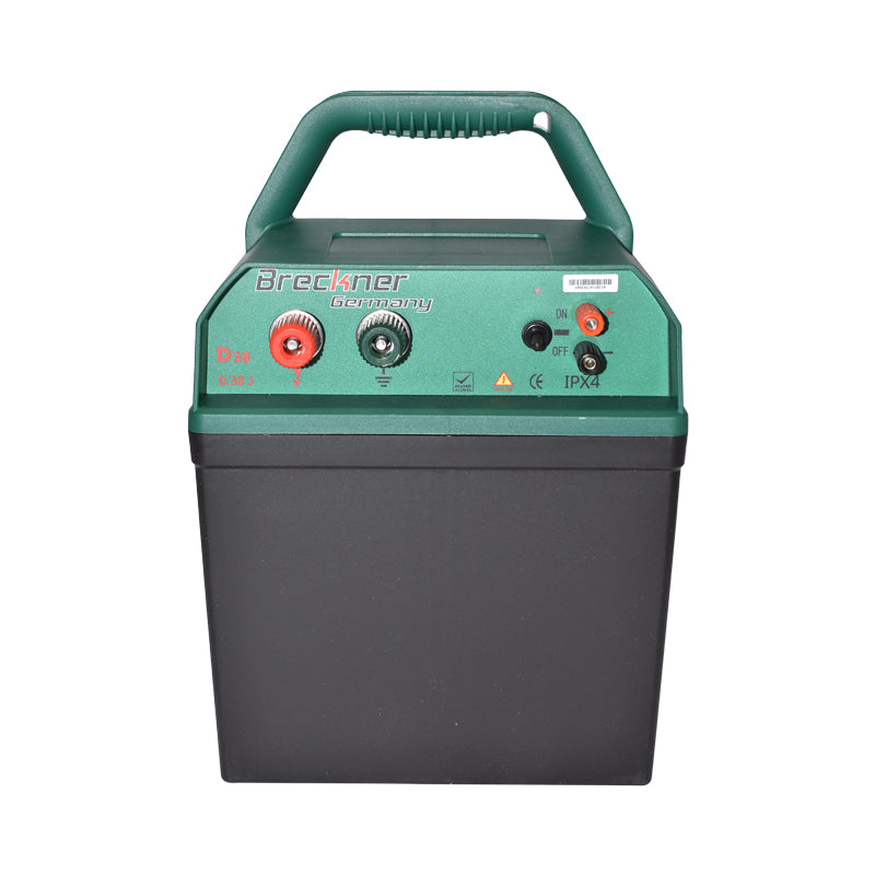 Impulzusgenerátor elektromos kerítéshez, 9–12 V, 0,38 Joule, 10 W napelemmel, Breckner Germany