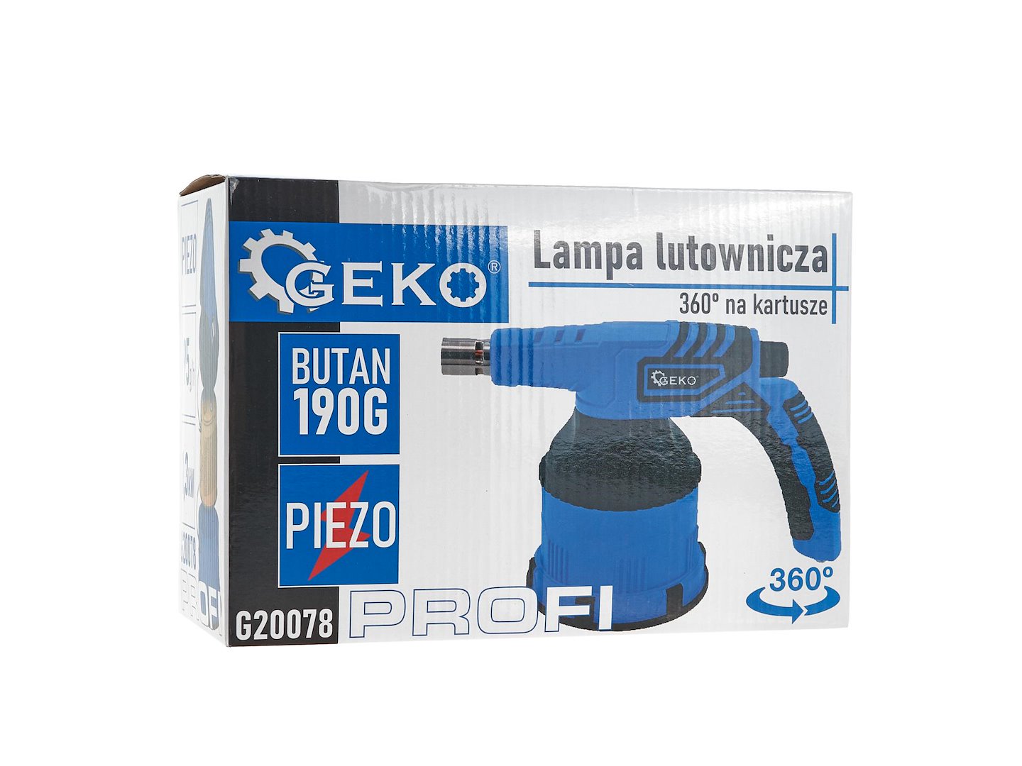 GÁZÉGŐ PIEZO GYÚJTÁSSAL 190G 1200°C GEKO