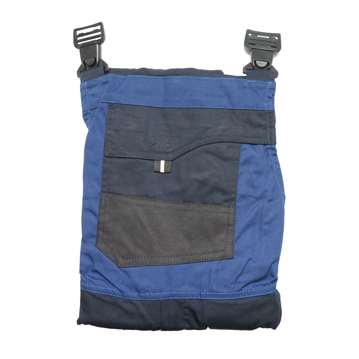 Mellrészes munkásnadrág (kantáros nadrág), poliészter és pamut anyagból, sötétkék (navy), S méret, Breckner Germany