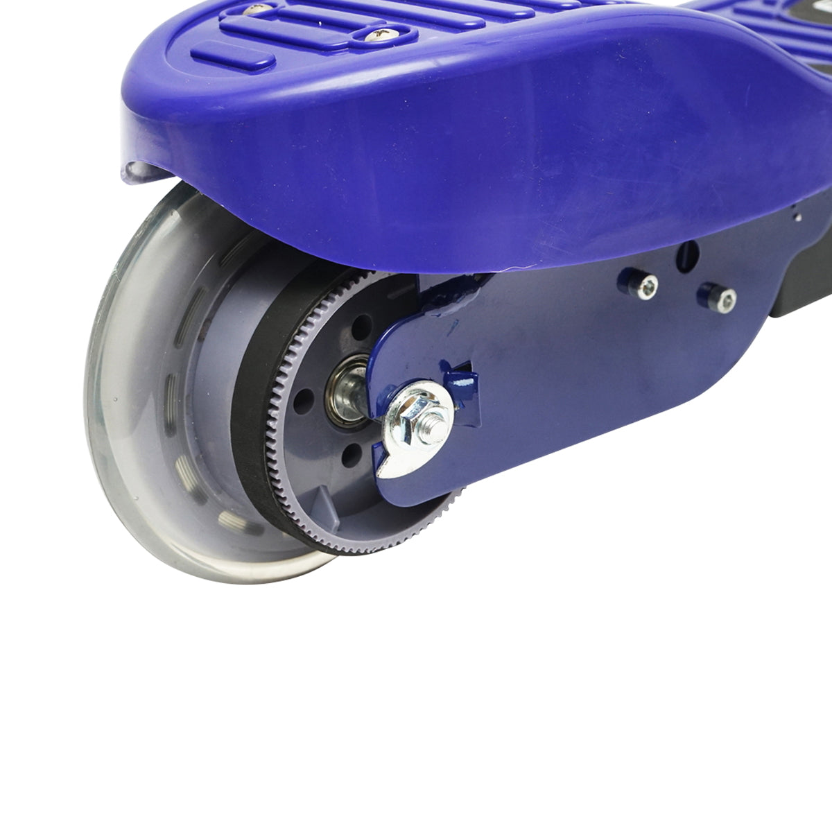 Elektromos roller gyerekeknek, kék, 120W, 24V, 4.5Ah, max. teherbírás 65 kg, max. sebesség 12 km/h, Breckner Germany