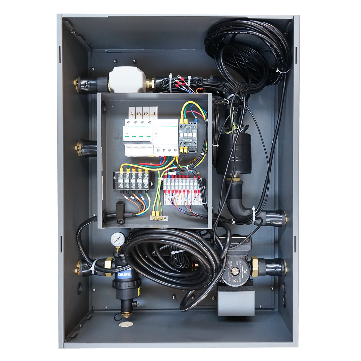 Monoblokkos levegő-víz hőszivattyú, 12 kW, 380V, telepítési készlettel, SPRSUN