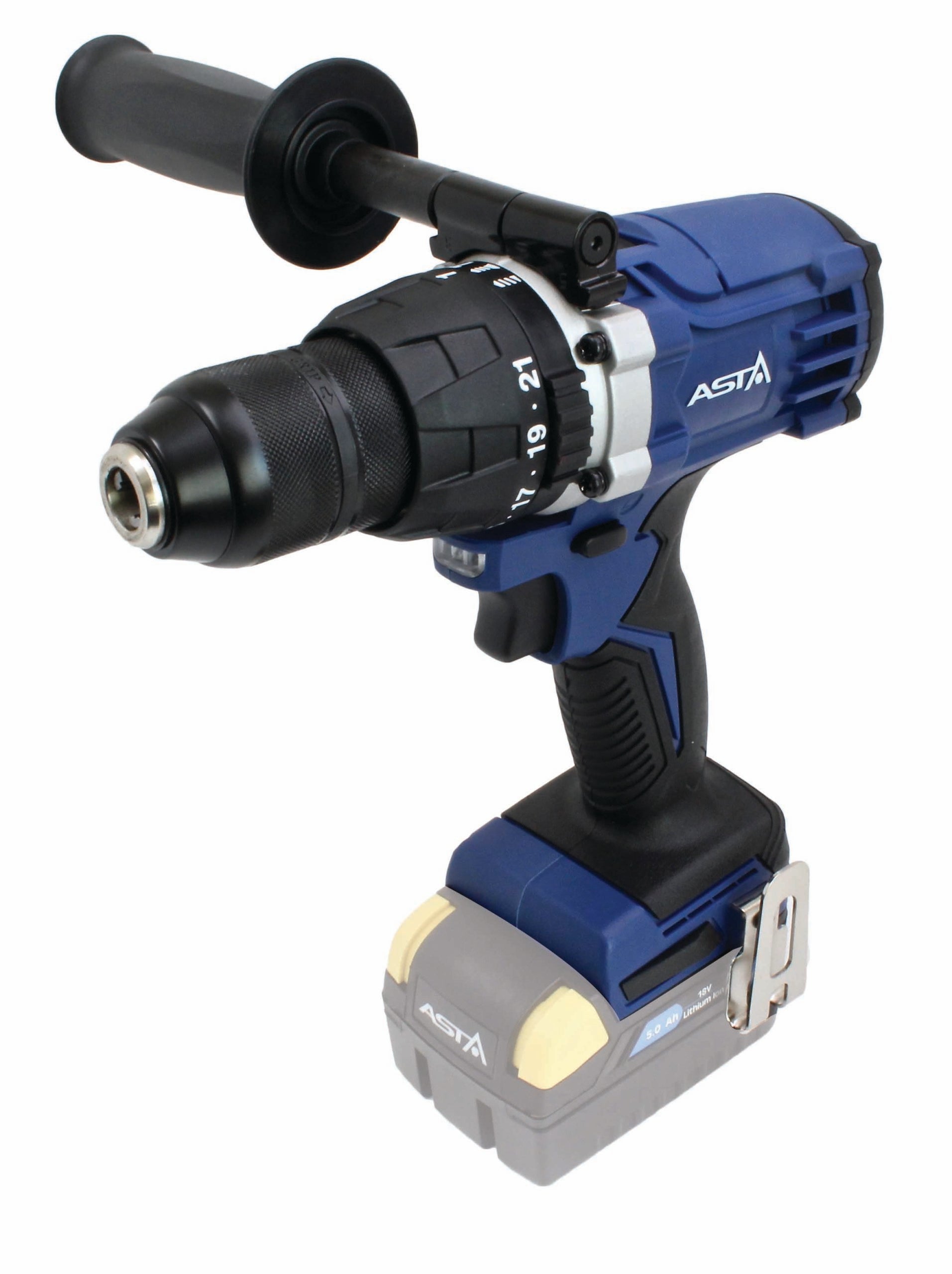 AKKUMULÁTOR NÉLKÜLI FÚRÓ CSAVAROZÓ GÉP 18V ASTA