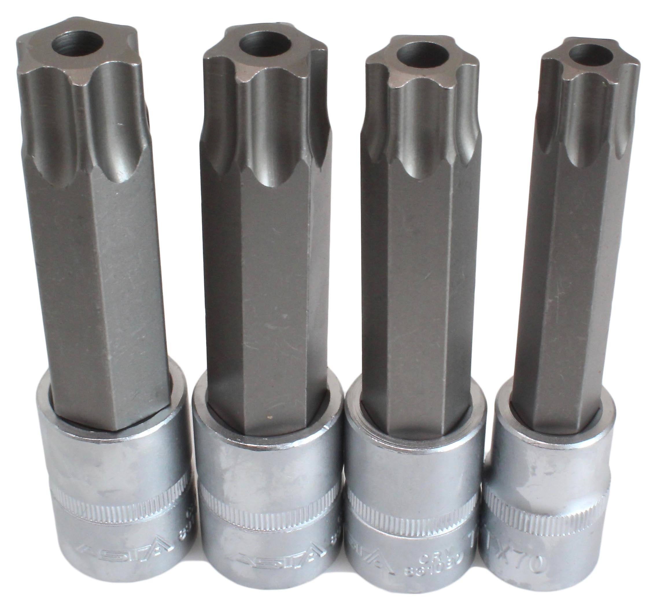 LYUKAS TORX BITS KÉSZLET 1/2 T70-T100