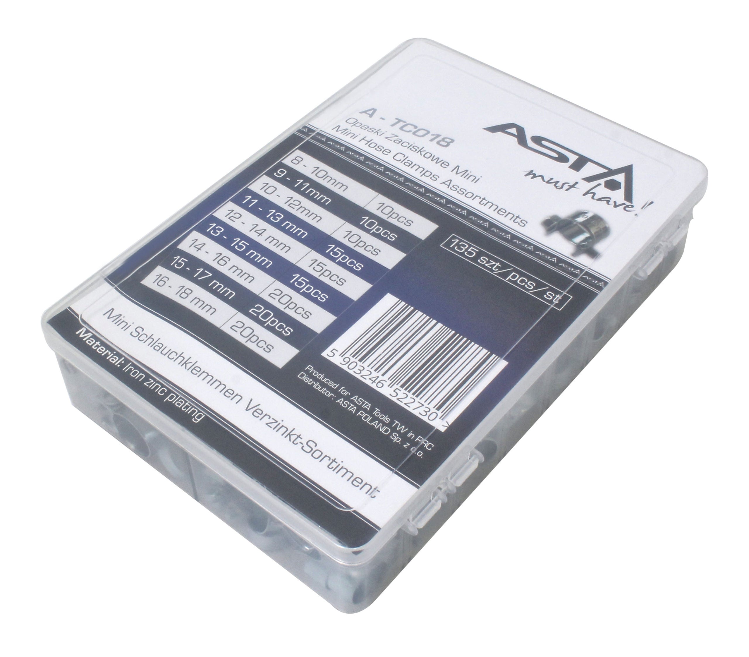 MINI FÉM TÖMLŐBILINCS KÉSZLET135 DB