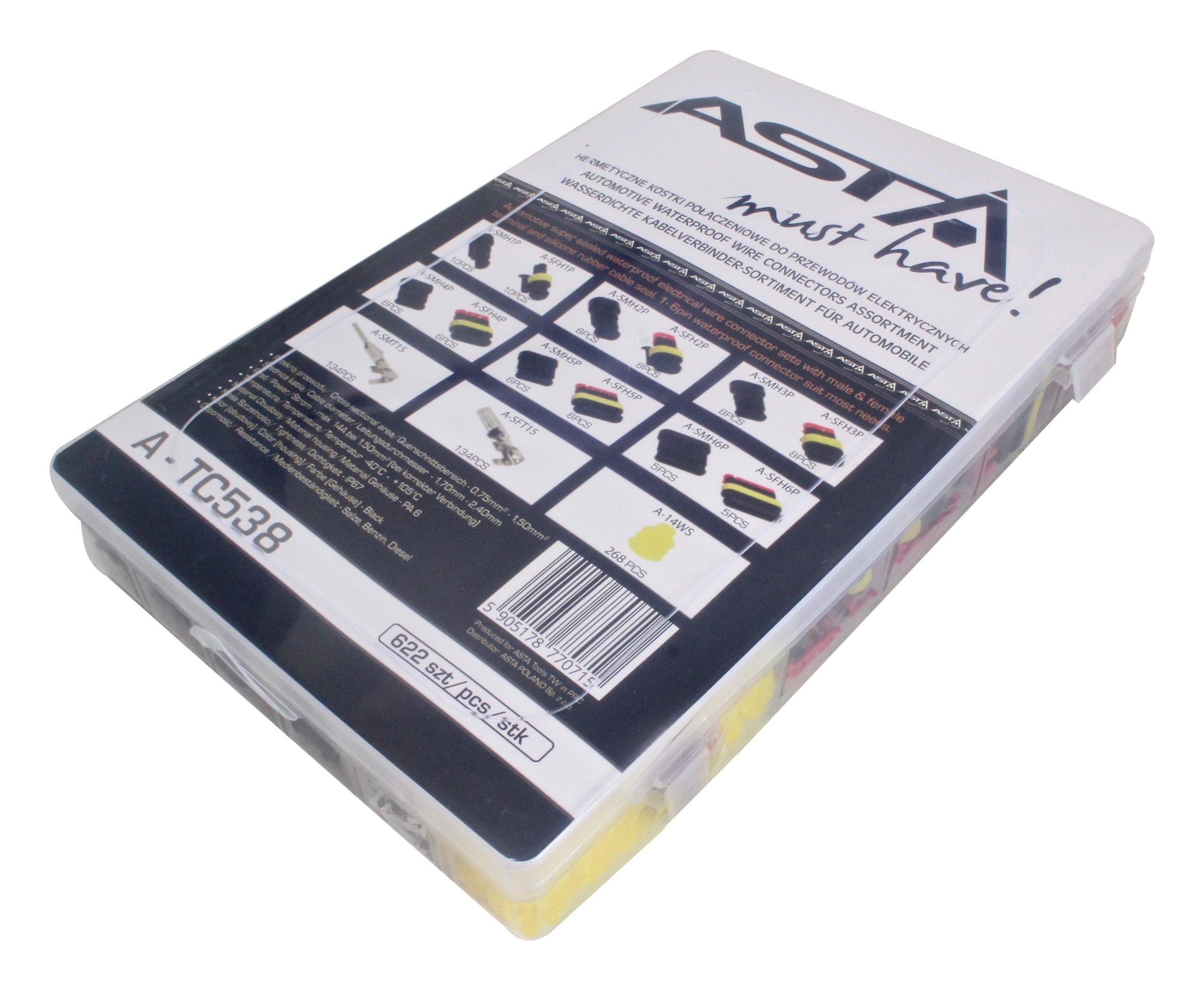 ELEKTROMOS CSATLAKOZÓ KÉSZLET 622 DB