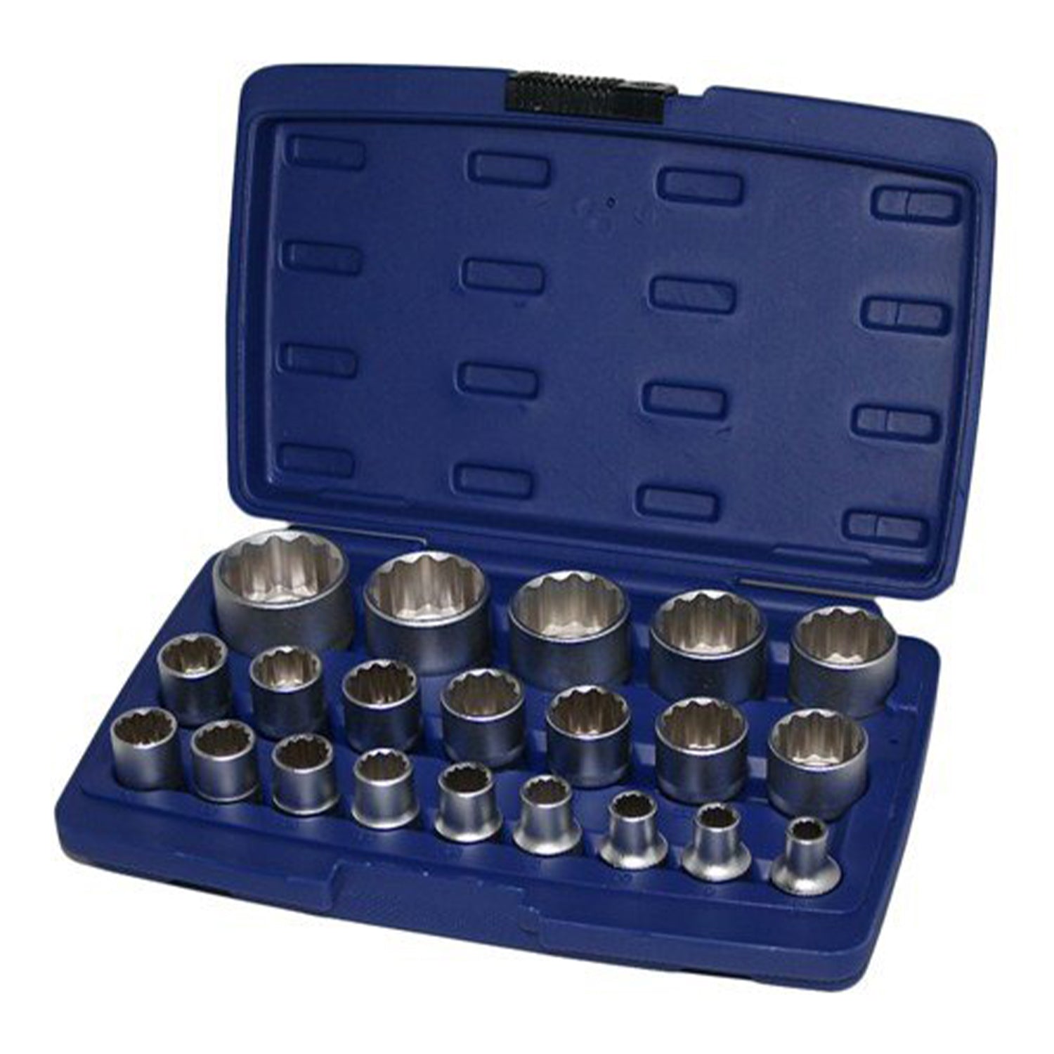 BI-HEXAGONÁLIS DUGÓKULCS KÉSZLET 1/2" 21 DB 12 OLDAL