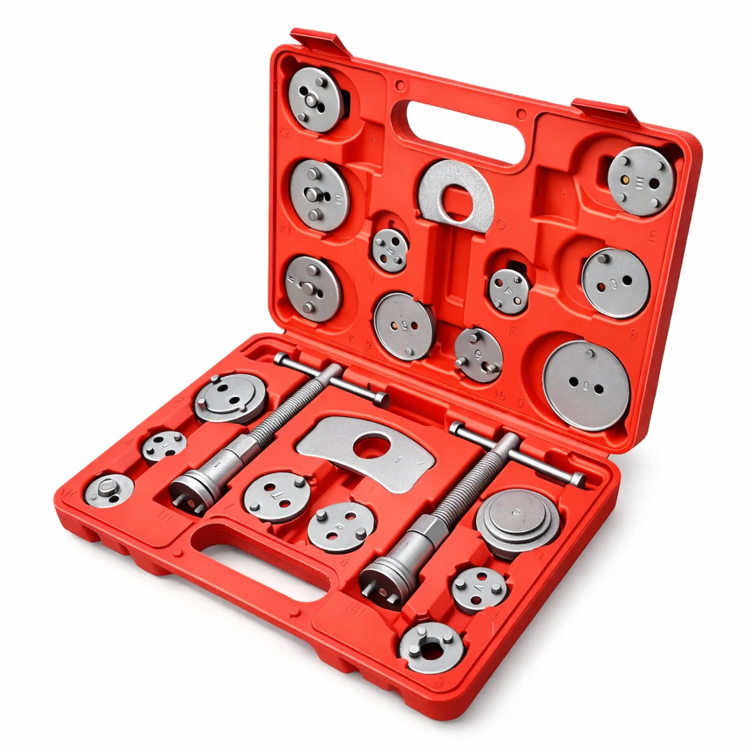 UNIVERZÁLIS AUTÓ FÉKNYEREG DUGATTYÚ SZERELŐ KÉSZLET 22 DB GEBO TOOLS