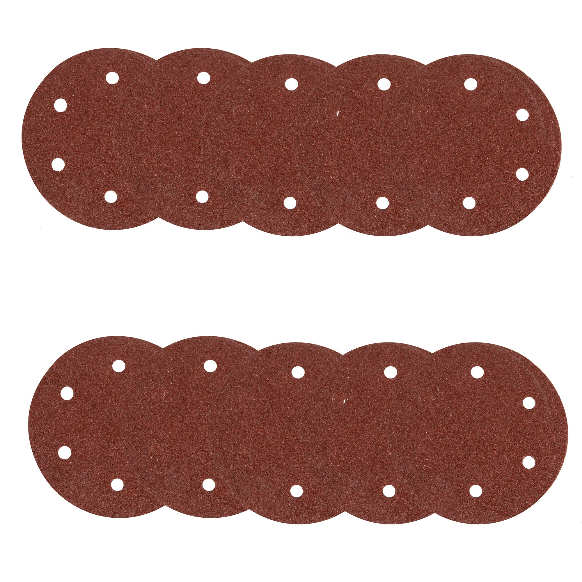 10 DB CSISZOLÓPAPÍR P80 6 LYUKKAL ÁTMÉRŐ 215MM DETOOLZ