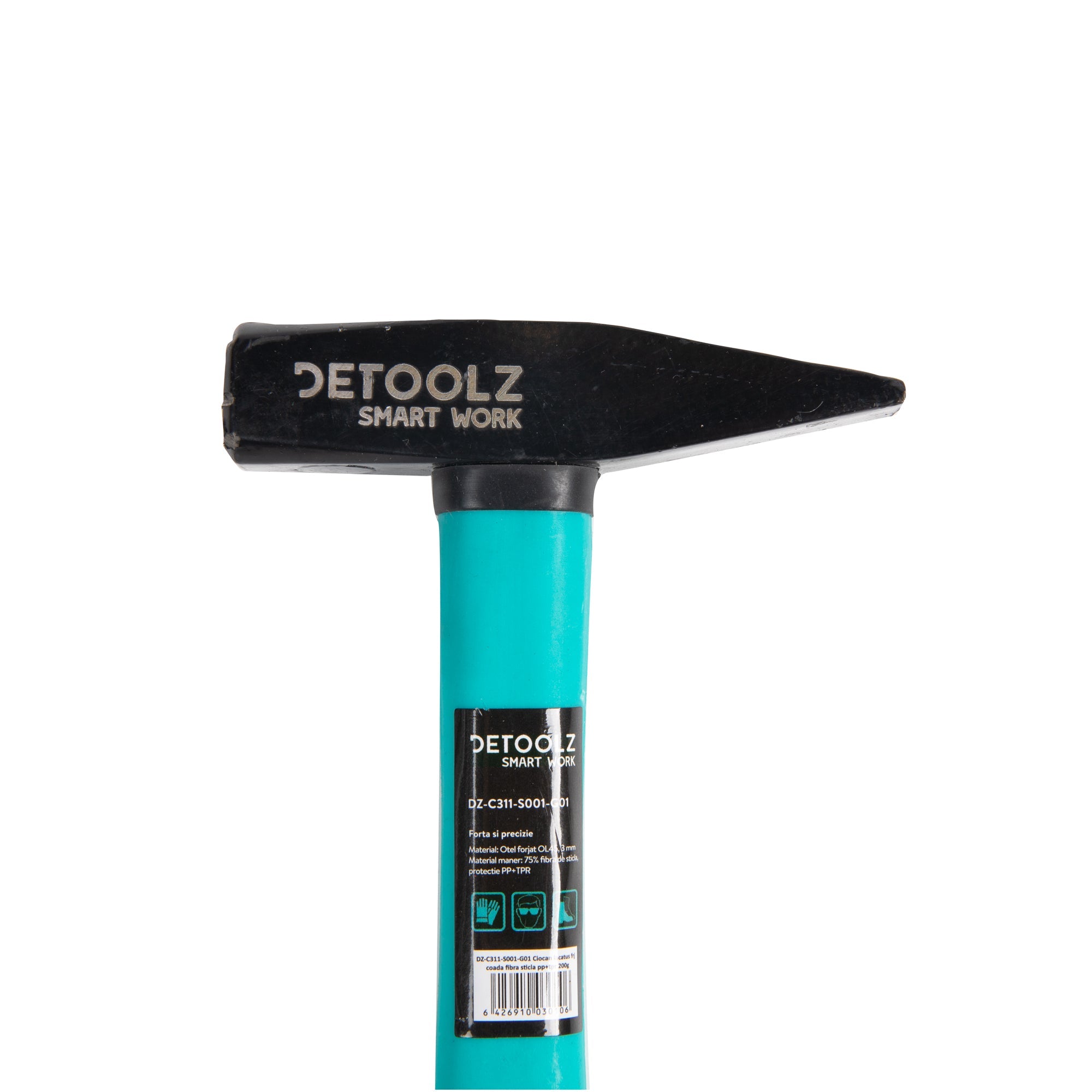 ÁCS KALAPÁCS, EDZETT, ÜVEGSZÁLAS NYÉLLEL, 200G