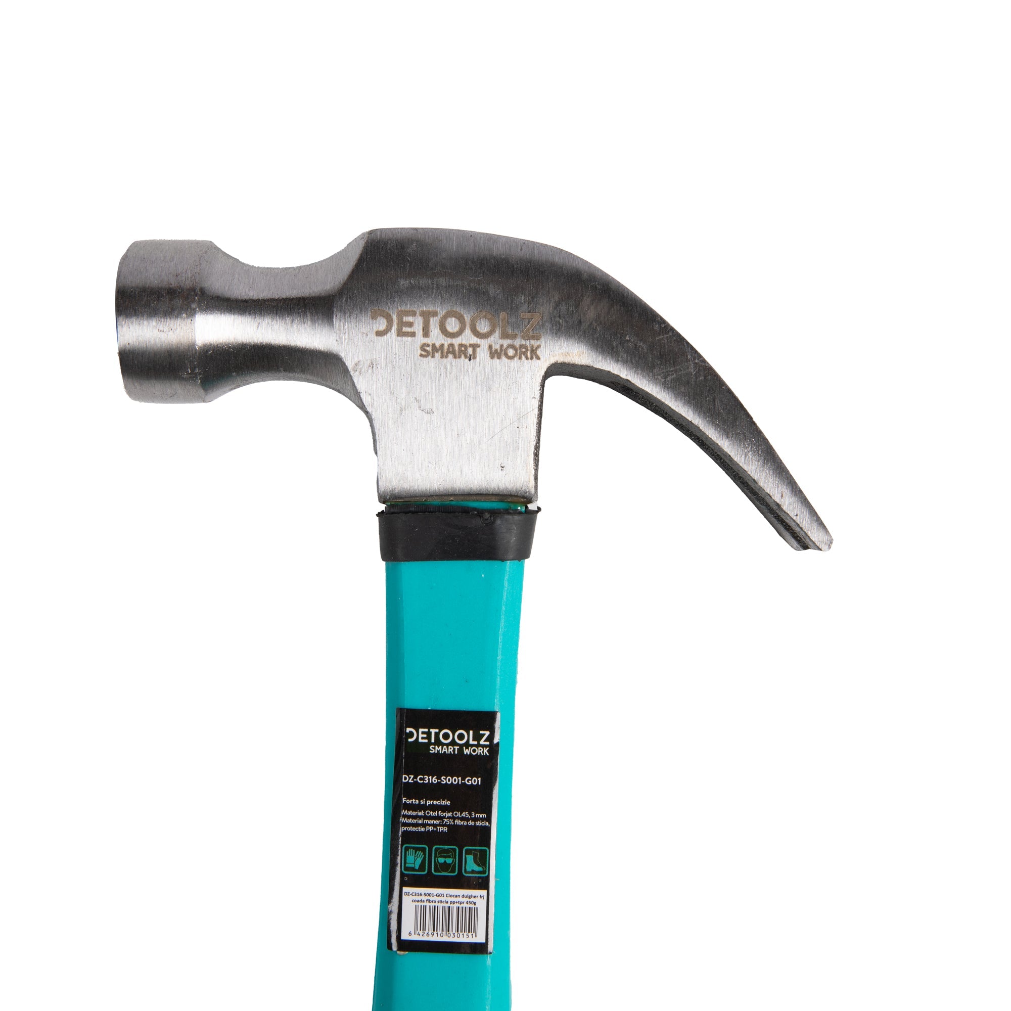 ÁCS KALAPÁCS, EDZETT, ÜVEGSZÁLAS NYÉLLEL, 450G