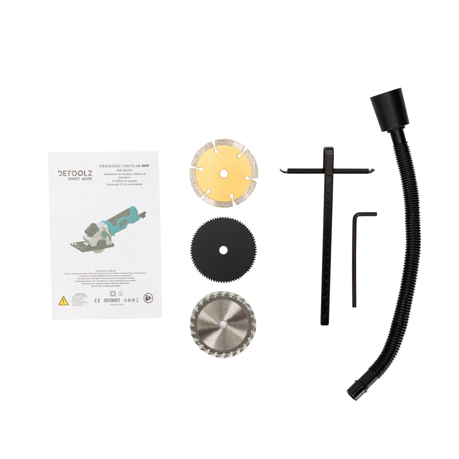 KÉZI KÖRFŰRÉSZ 3500RPM 480W DETOOLZ