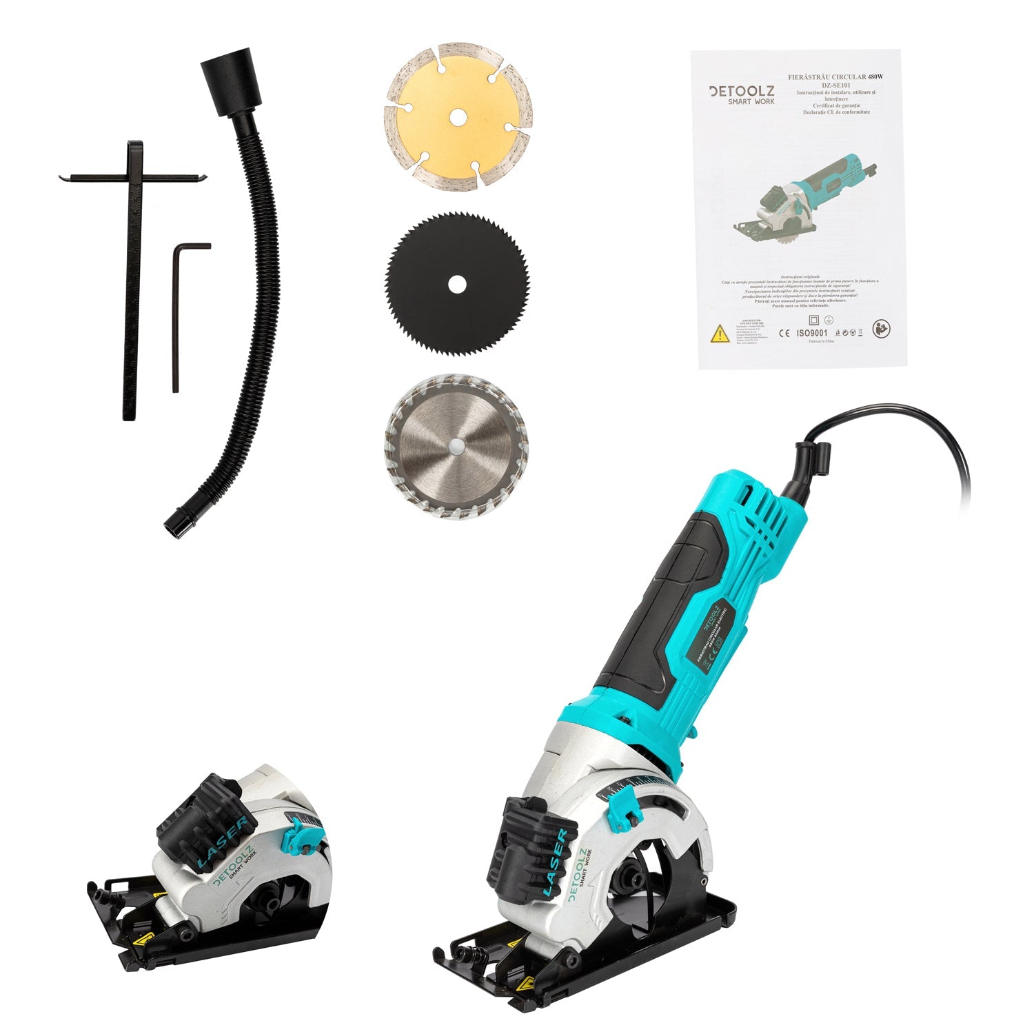 KÉZI KÖRFŰRÉSZ 3500RPM 480W DETOOLZ