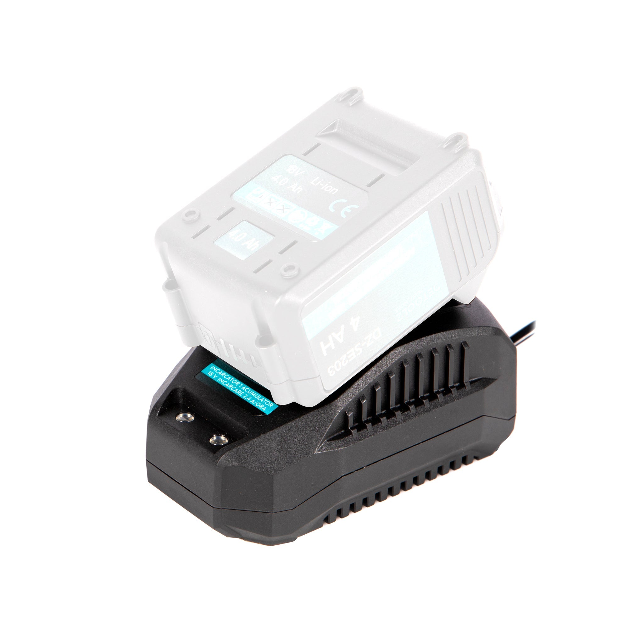 DUPLA AKKU TOLTŐ LI-ION 18V 2.4 A DETOOLZ