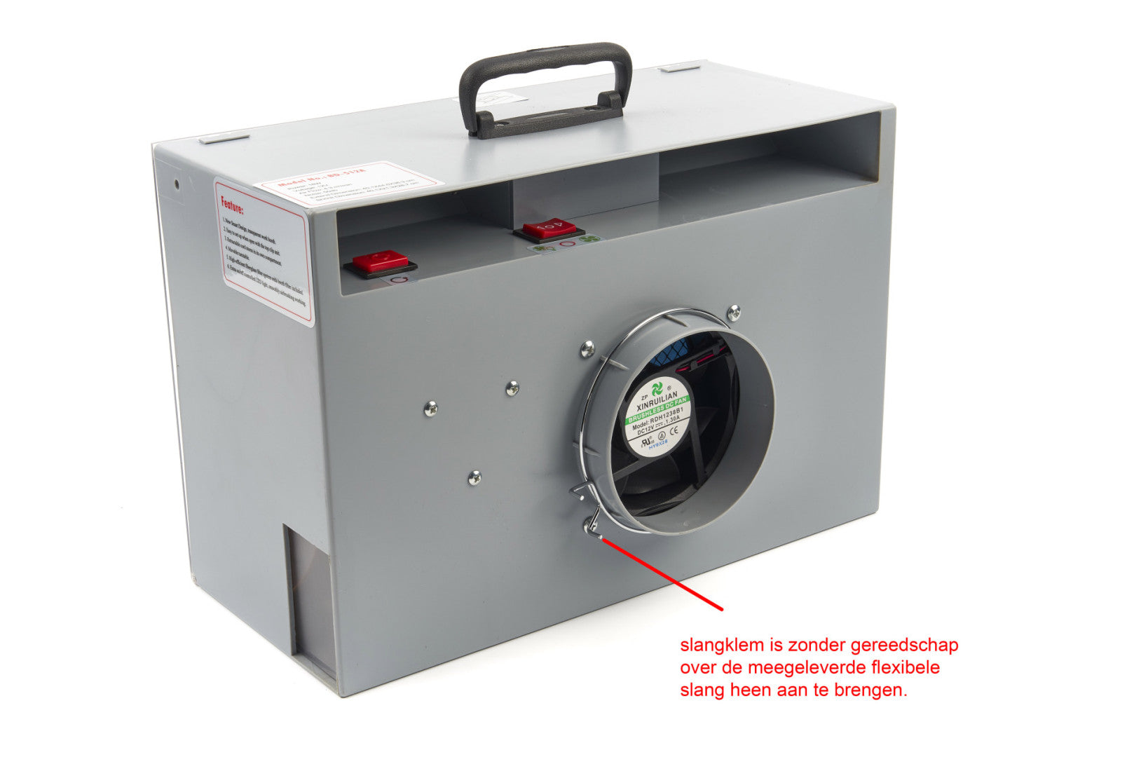 AIRBRUSH LEDES FESTŐ SZEKRÉNY