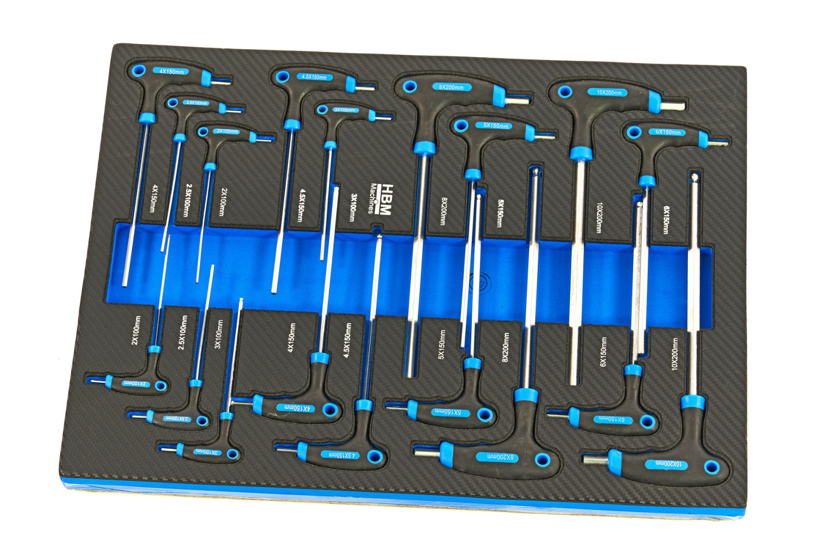 PROFESSZIONÁLIS FELSZERELT SZERSZÁMOS KOCSI – SZERSZÁMOS SZEKRÉNY HBM 7 FIÓKKAL, 262 DARABOS KÉSZLET, 7 SZÉNMODUL – HOLLANDIA, PRÉMIUM