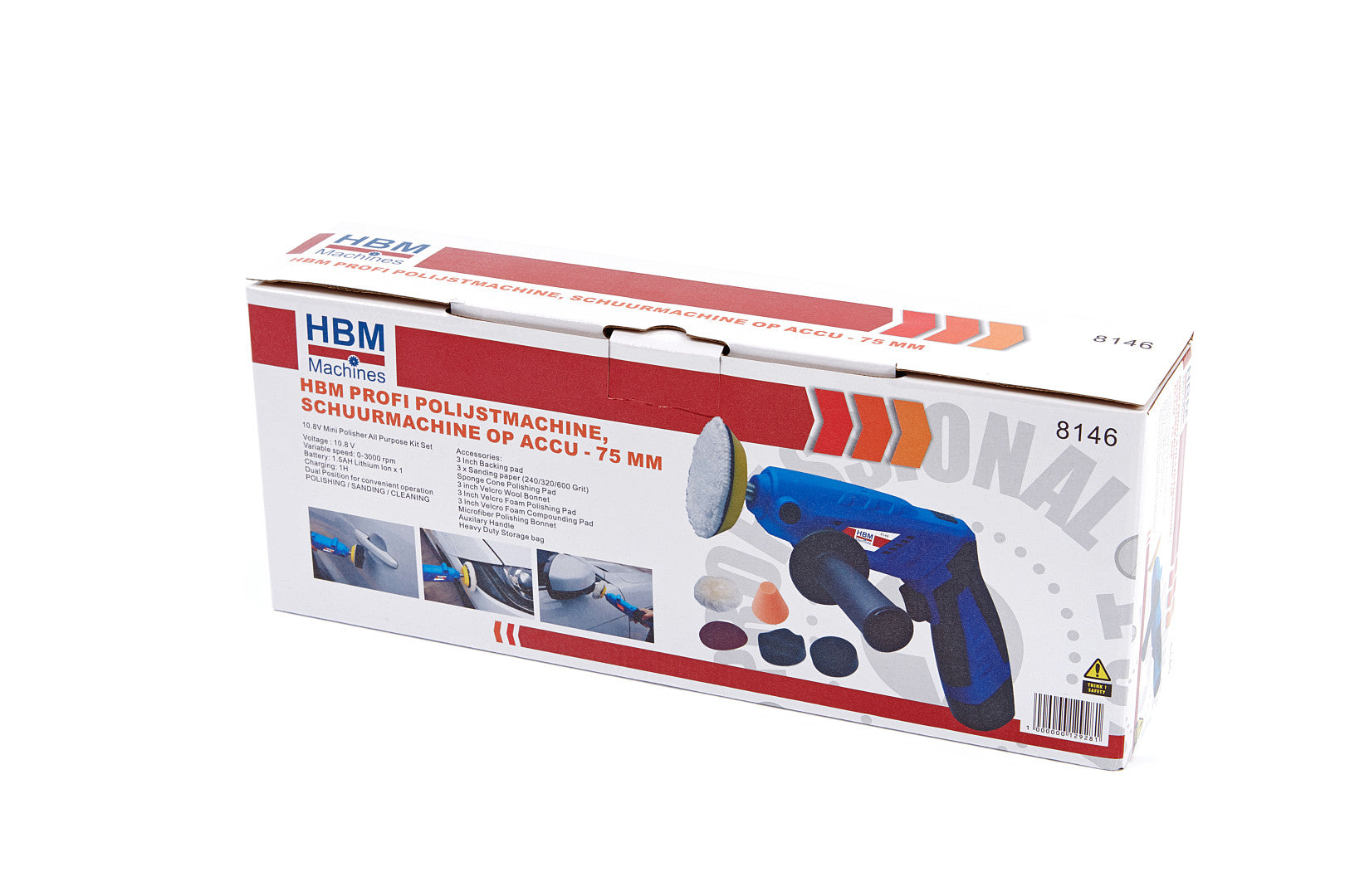 AKKUS POLIROZÓGÉP 75 MM