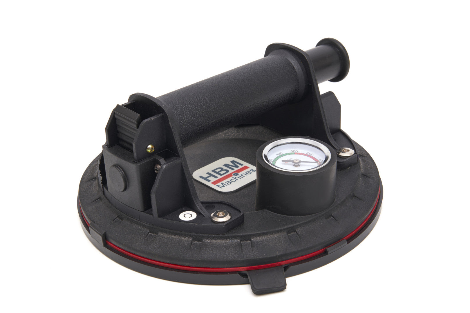 PROFESSZIONÁLIS TAPADÓKORONG VÁKUUM SZIVATTYÚVAL ÉS MANOMÉTERREL HBM