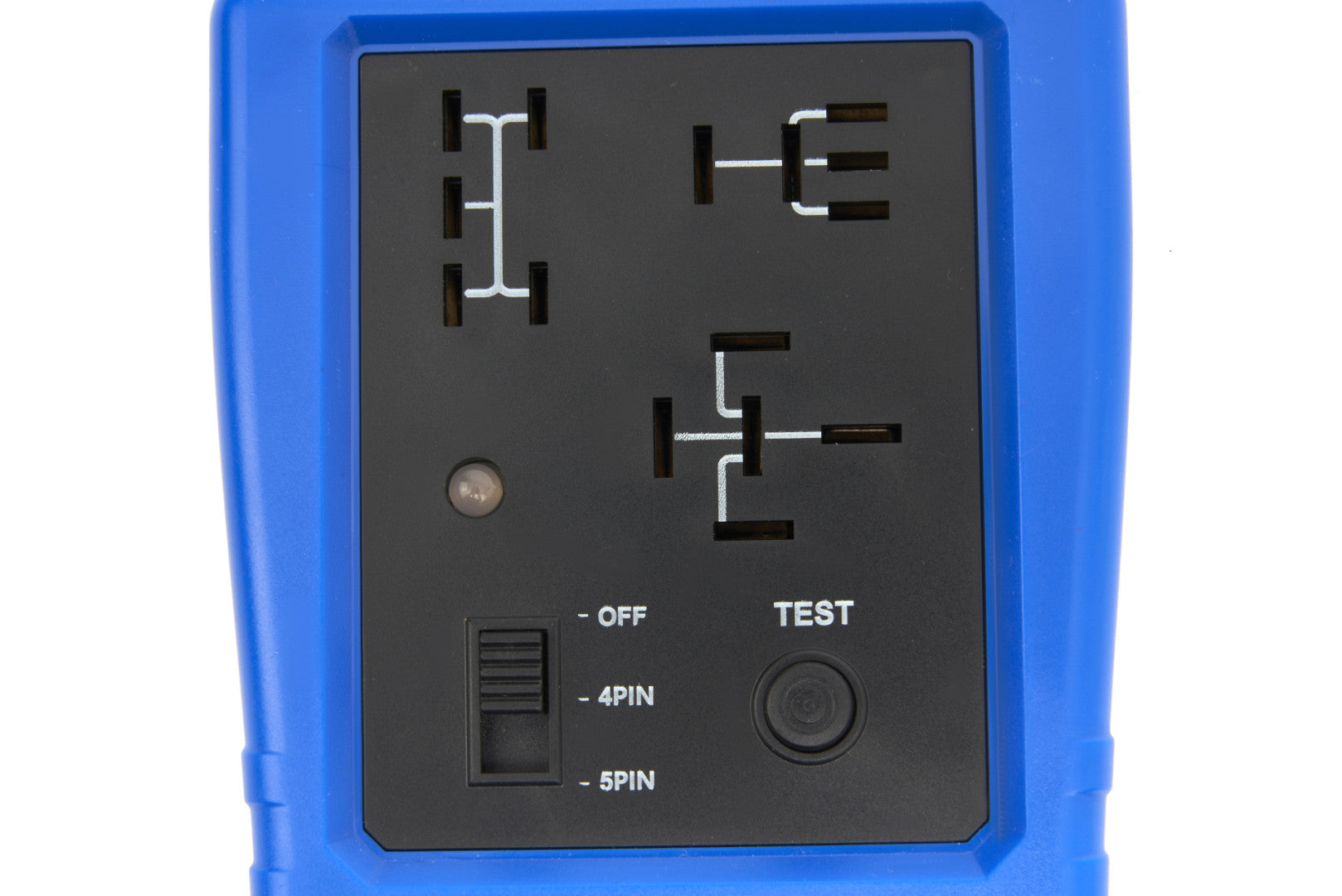 UNIVERZÁLIS ELEMES AUTÓIPARI RELÉ TESZTER 12V HBM