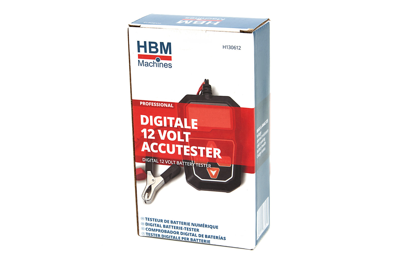 DIGITÁLIS AKKUMULÁTOR TESZTER 12V HBM