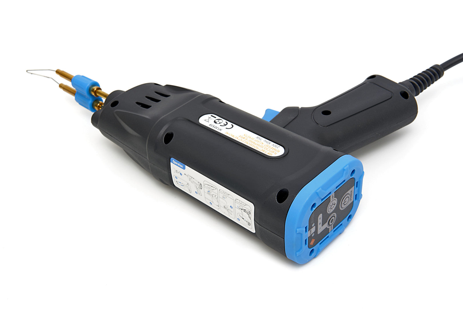 MŰANYAG FORRASZTÓ - HEGESZTŐ PISZTOLY TARTOZÉKOKKAL 75W HBM