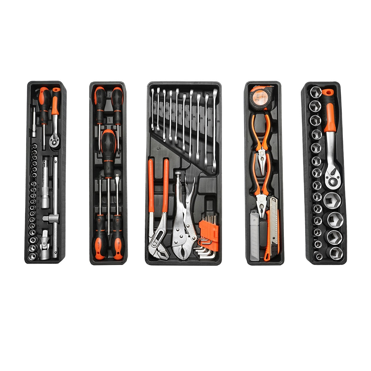 FÉM FELSZERELT SZERSZÁMOS LÁDA 85 DB