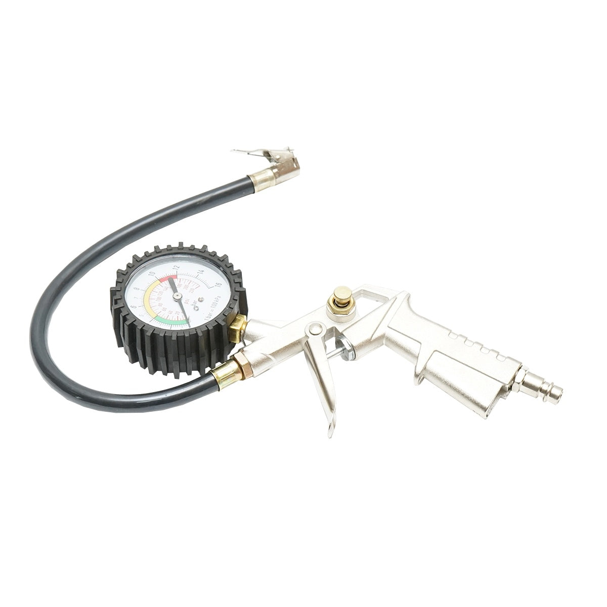 KERÉKFÚVÓ PISZTOLY ANALÓG MANOMÉTERREL