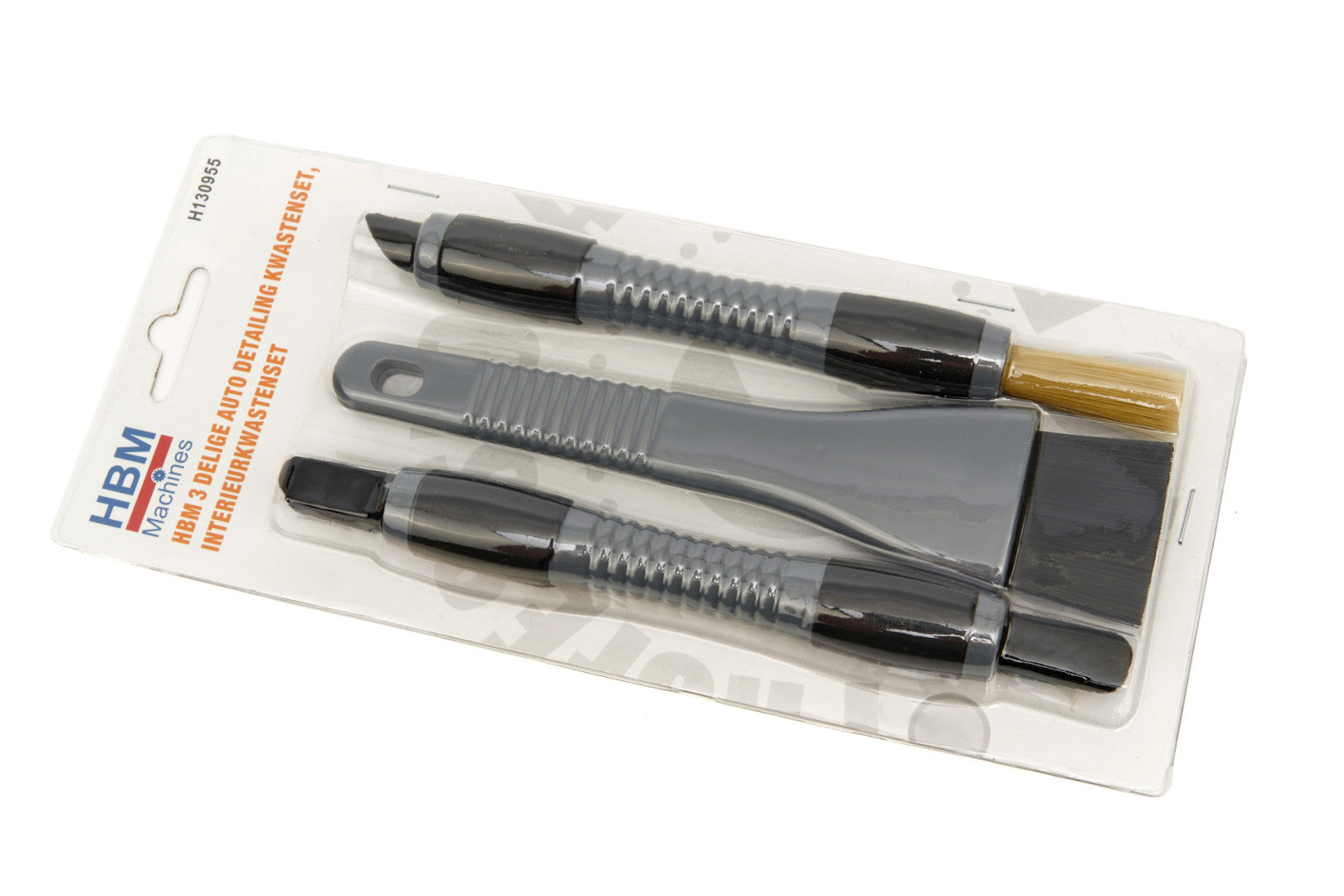 AUTÓ TISZTÍTÓ ECSET KÉSZLET 3 DB HBM