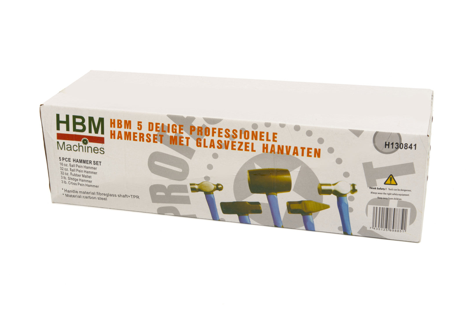 KALAPÁCS KÉSZLET MIKROSZÁLAS NYÉLLEL 5 DB HBM