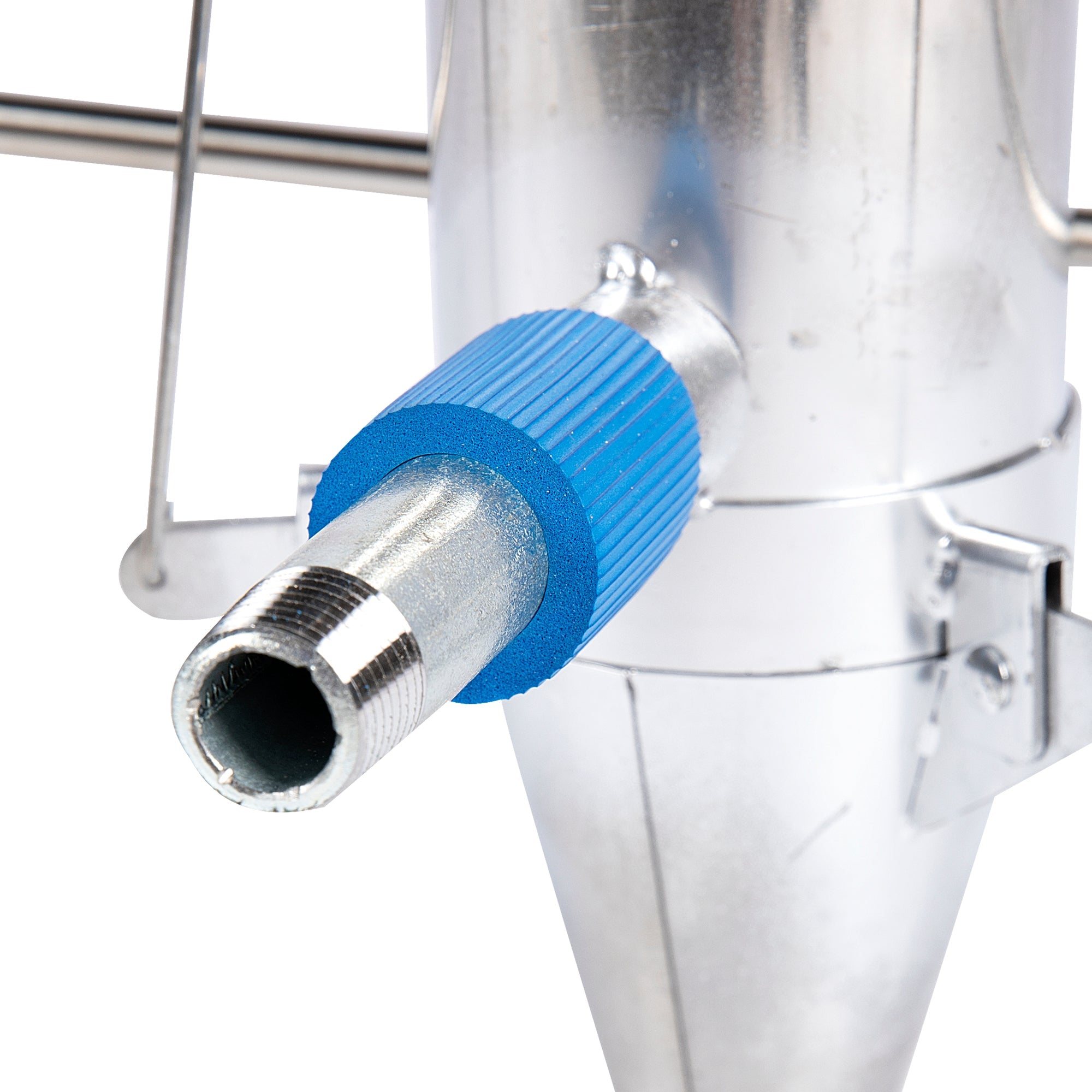 ROZSDAMENTES ACÉL KÉZI PALÁNTÁZÓ 2 FOGANTYÚVAL ÉS PEDÁLLAL