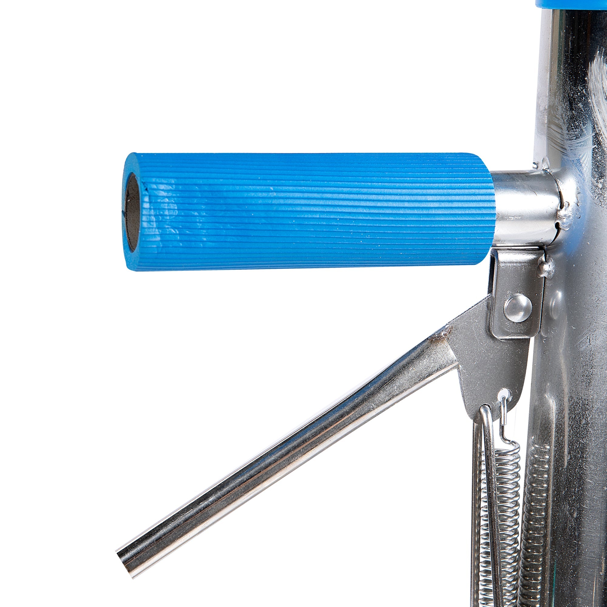 ROZSDAMENTES ACÉL KÉZI PALÁNTÁZÓ 2 FOGANTYÚVAL ÉS PEDÁLLAL