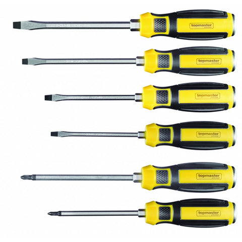 TOPMASTER CSAVARHÚZÓ KÉSZLET 6 DB CR-V