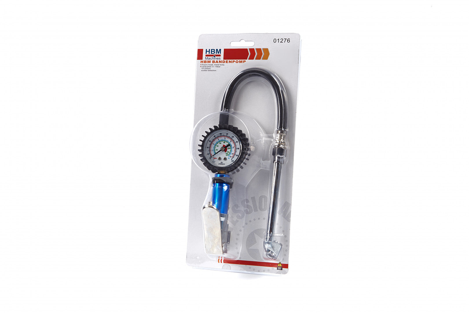 ANALÓG NYOMÁSMÉRŐS KERÉKFÚLYÓ PISZTOLY 0-15BAR 0-220PSI