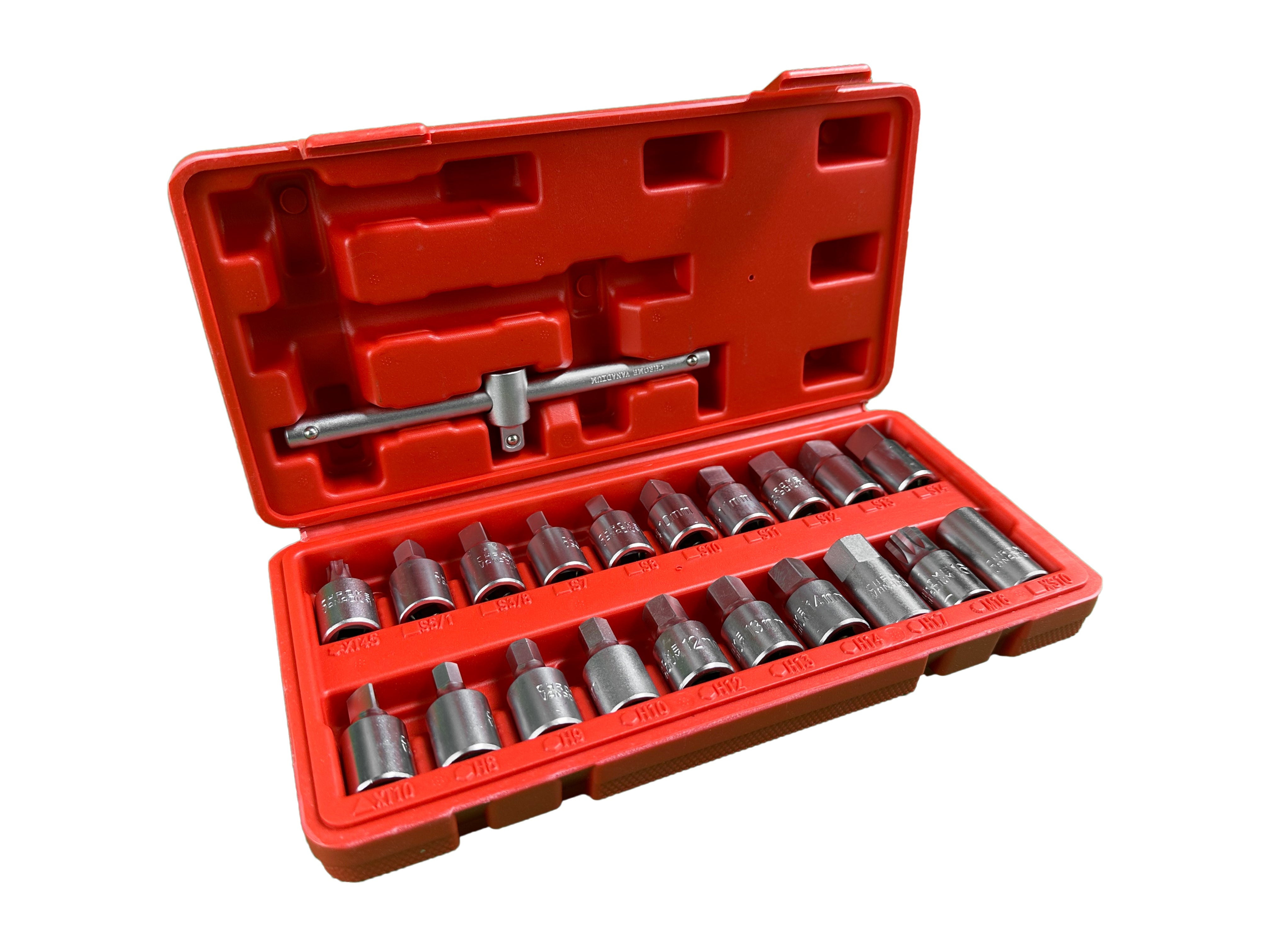 OLAJTEKNŐ KULCS KÉSZLET 21 DB GEBO TOOLS