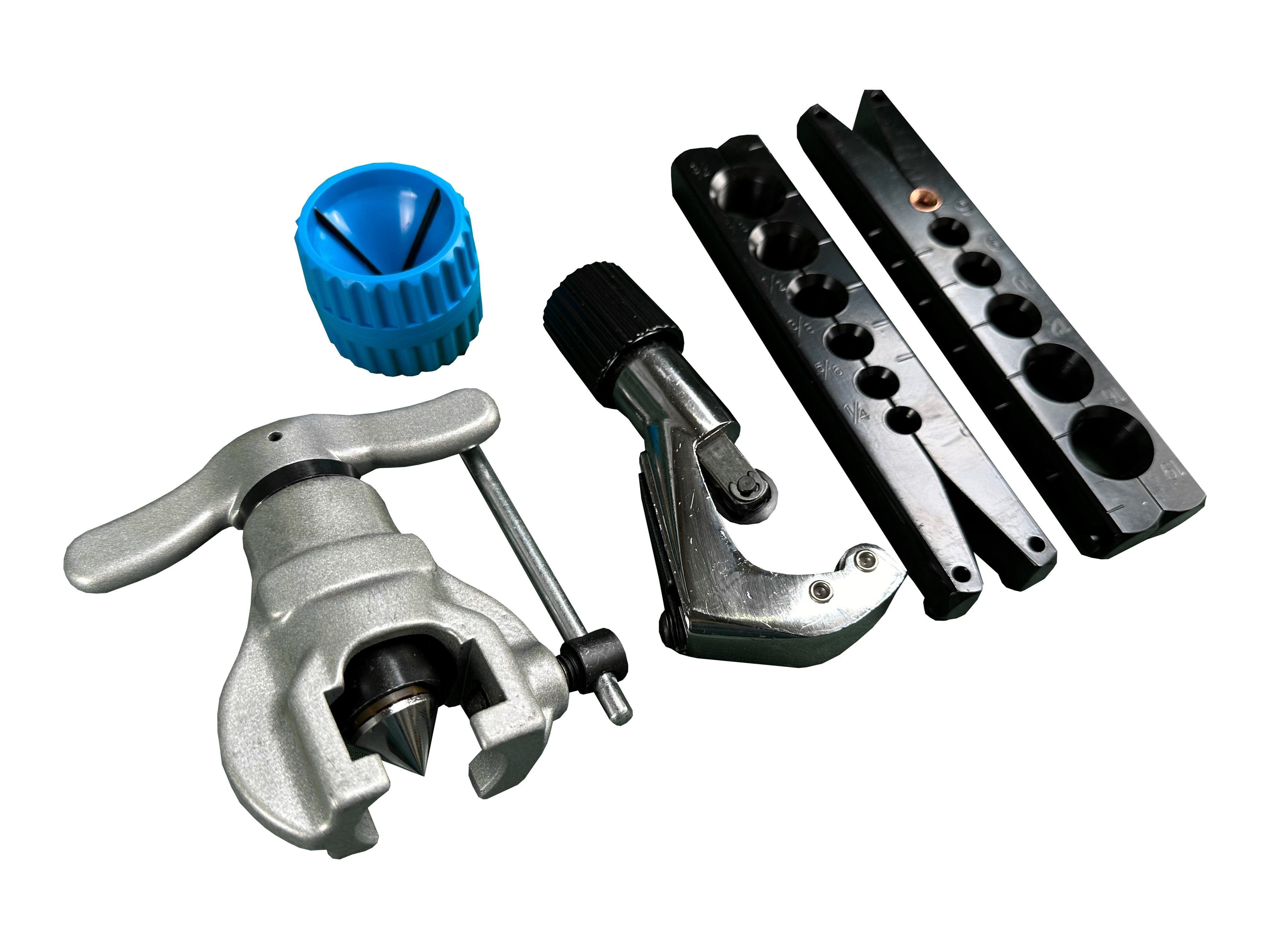 PROFESSZIONÁLIS CSŐPEREMEZŐ KÉSZLET INCH ÉS METRIKUS CSŐVEKHEZ GEBO TOOLS