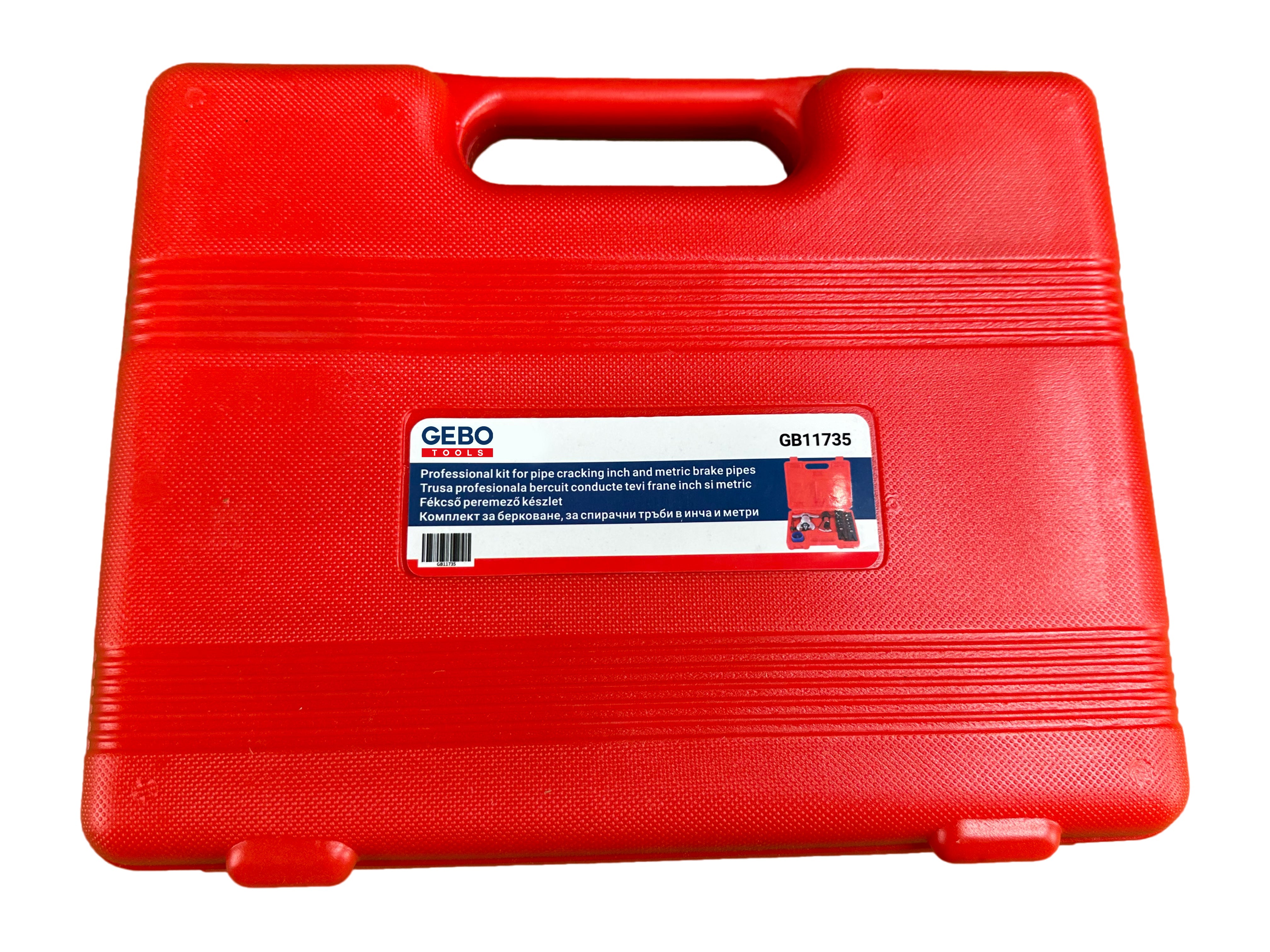 PROFESSZIONÁLIS CSŐPEREMEZŐ KÉSZLET INCH ÉS METRIKUS CSŐVEKHEZ GEBO TOOLS